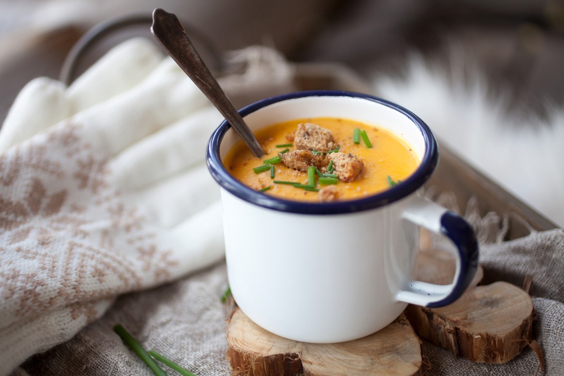 Einfache Kartoffelcremesuppe