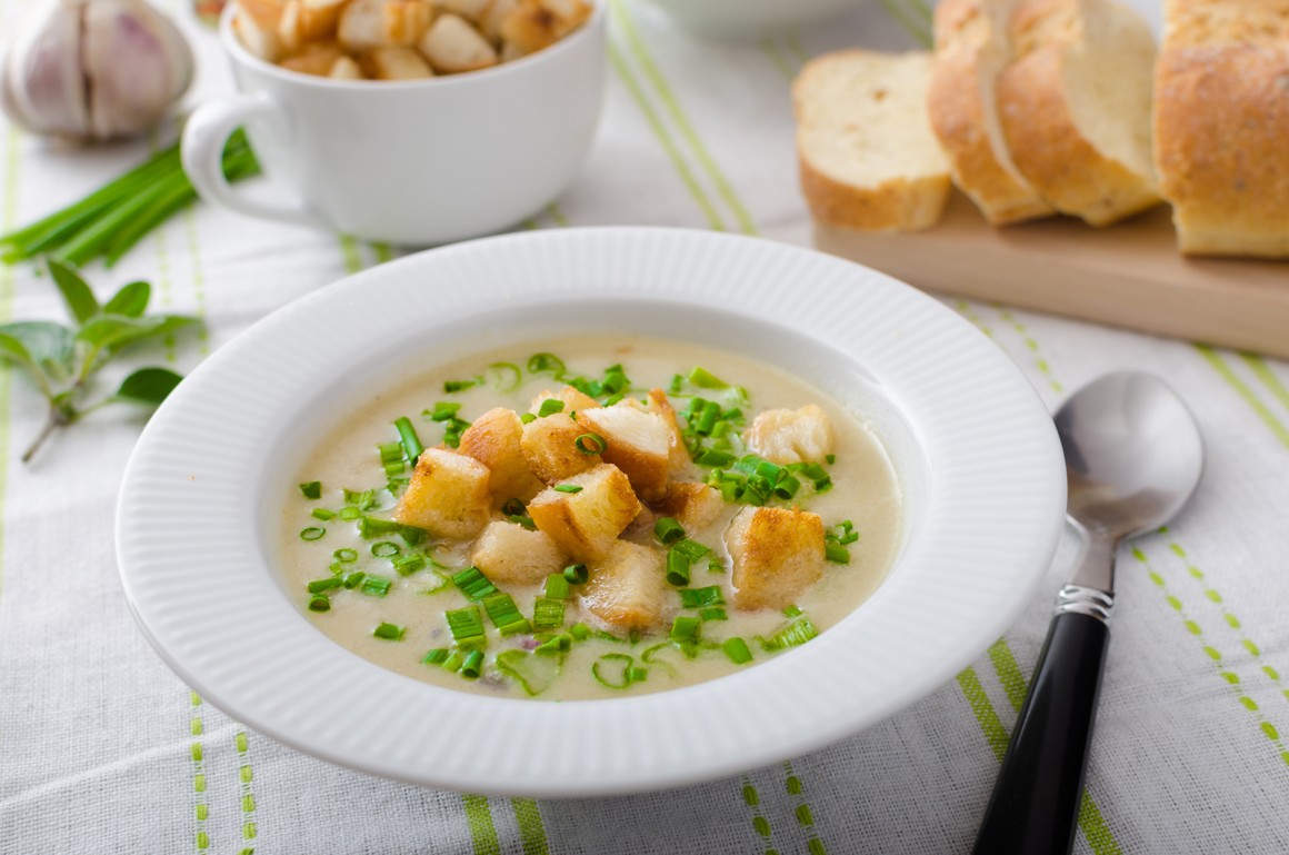 Knoblauchcremesuppe