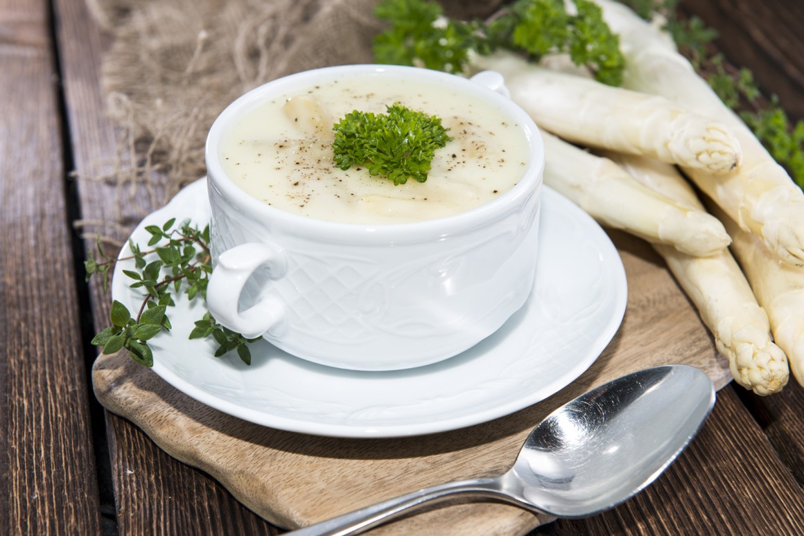 Spargelcremesuppe