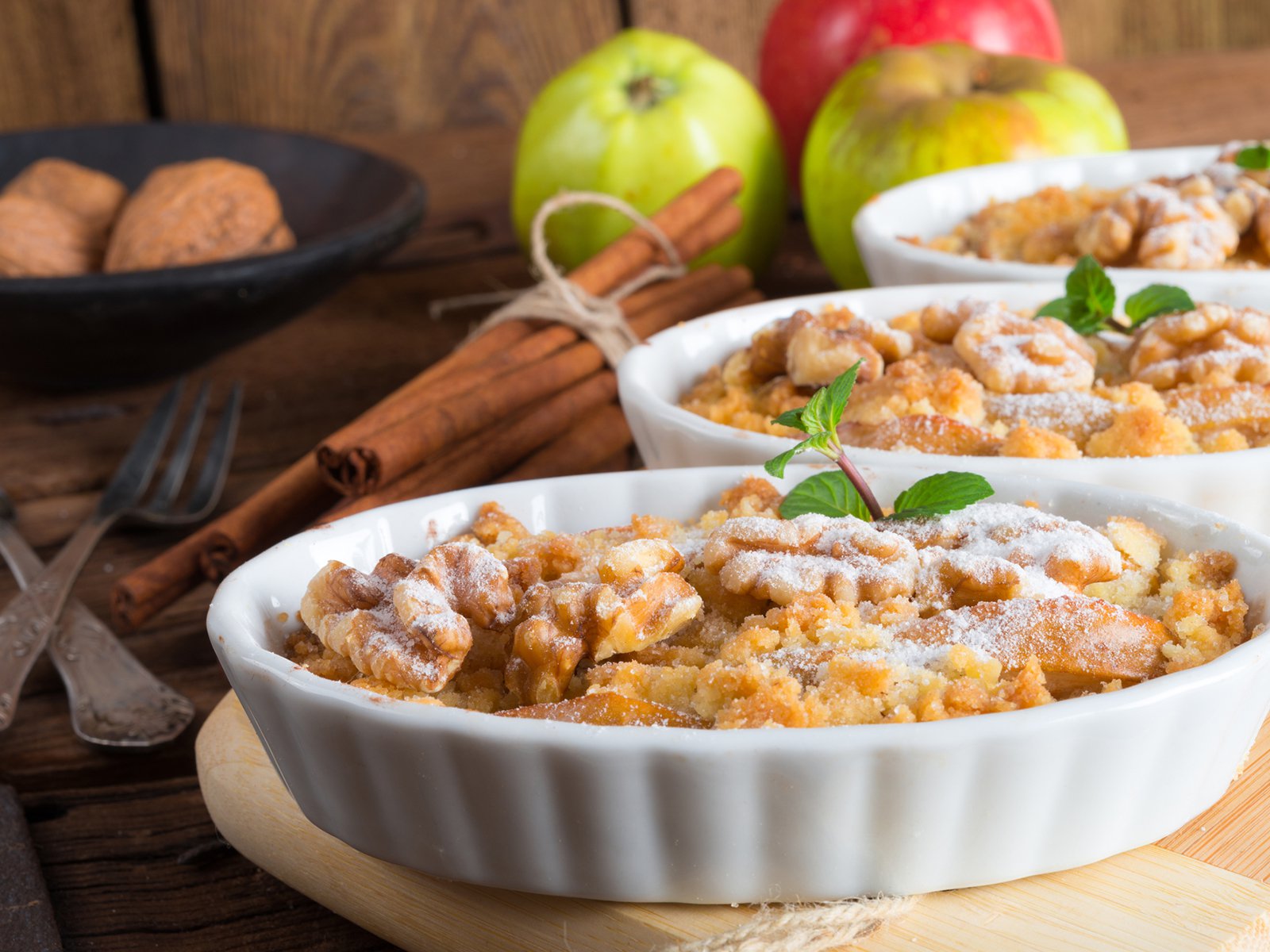 Apfelbröselkuchen Rezept