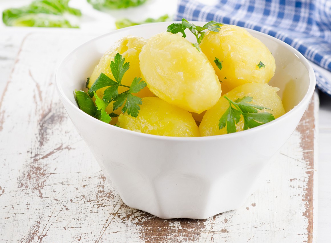 Gedämpfte Pellkartoffeln