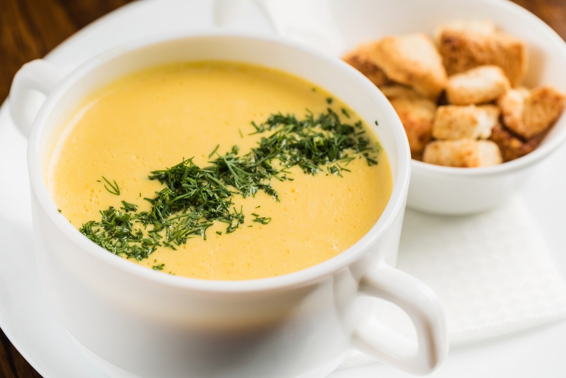 Einfache Kartoffelsuppe