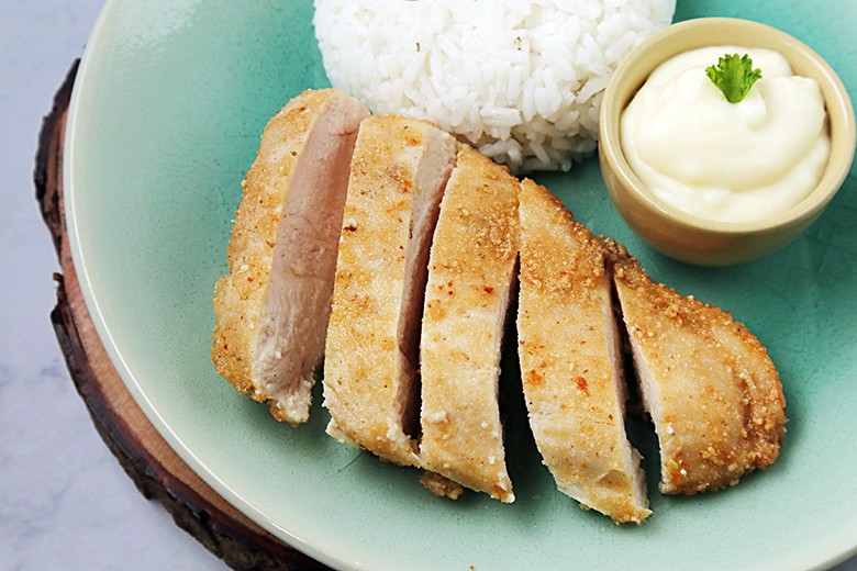 Hühnerbrust in Meerrettichsauce