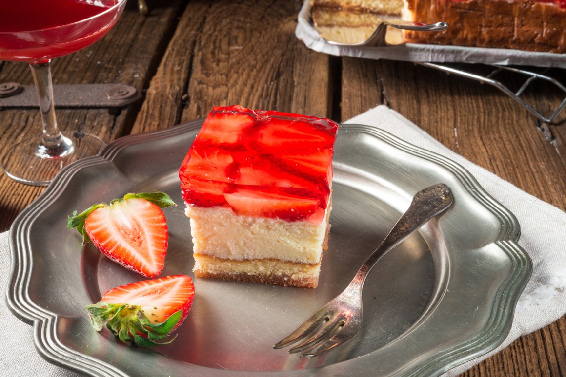 Schneller Erdbeerkuchen vom Blech