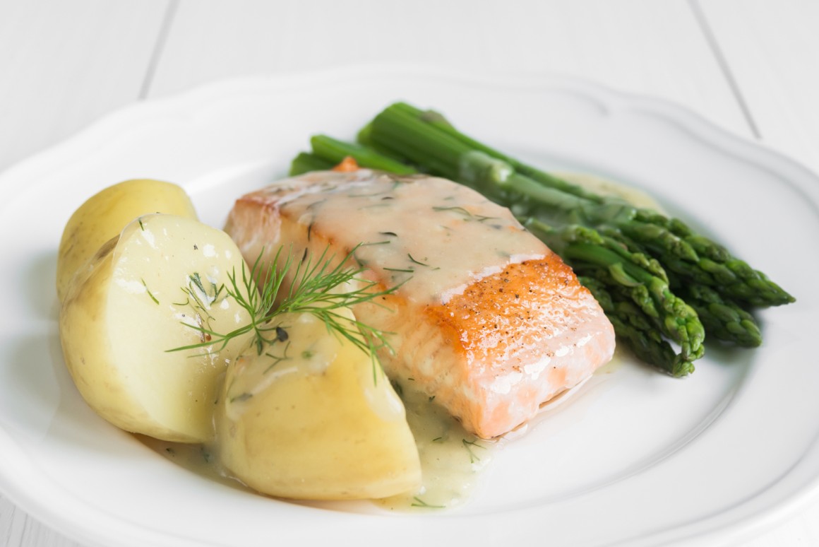 Lachs mit Spargel