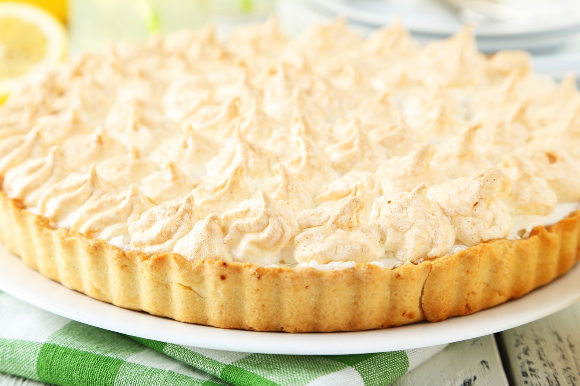 Quarktorte mit Baiser