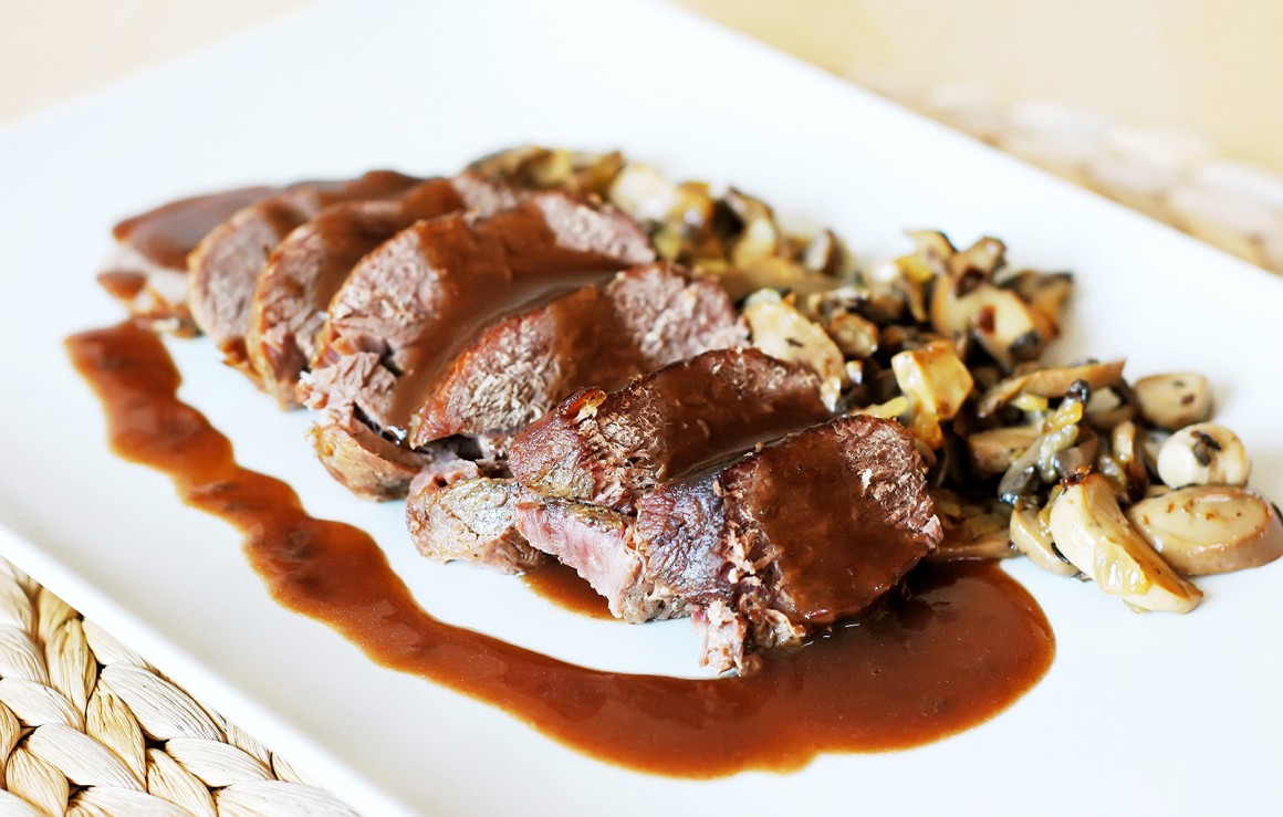 Wildschweinbraten