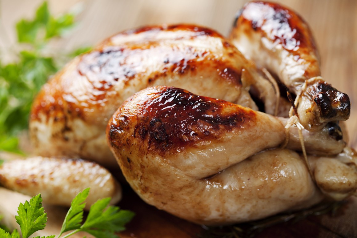 Grillhähnchen mit Kräuterfüllung Rezept