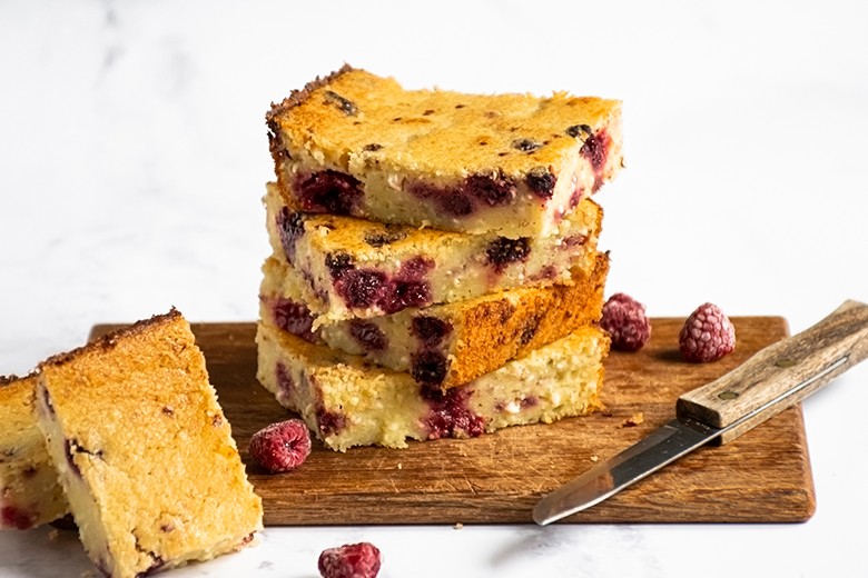 Quark-Grieß-Auflauf mit Früchten