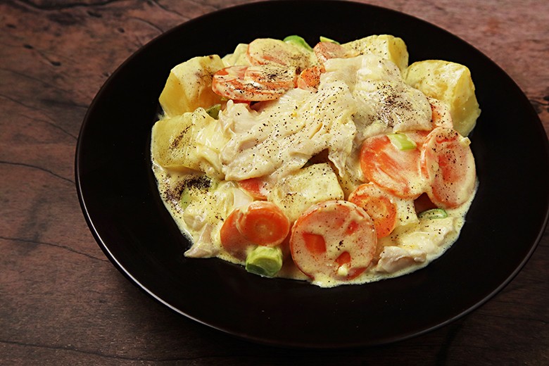 Kartoffeln in Senfcreme