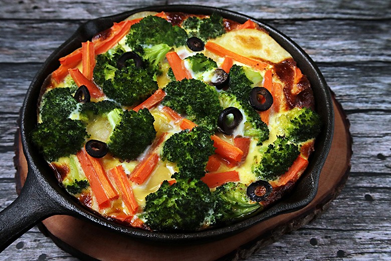 Gemüse-Kartoffel-Tortilla