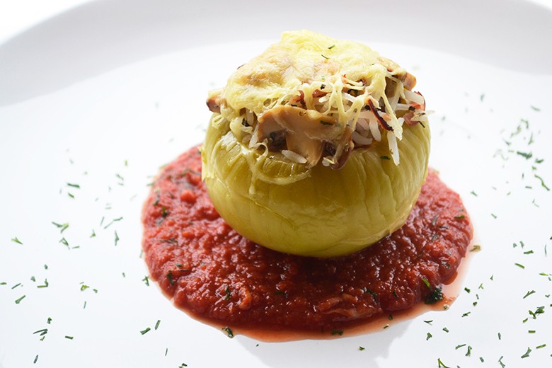 Gefüllter Kohlrabi