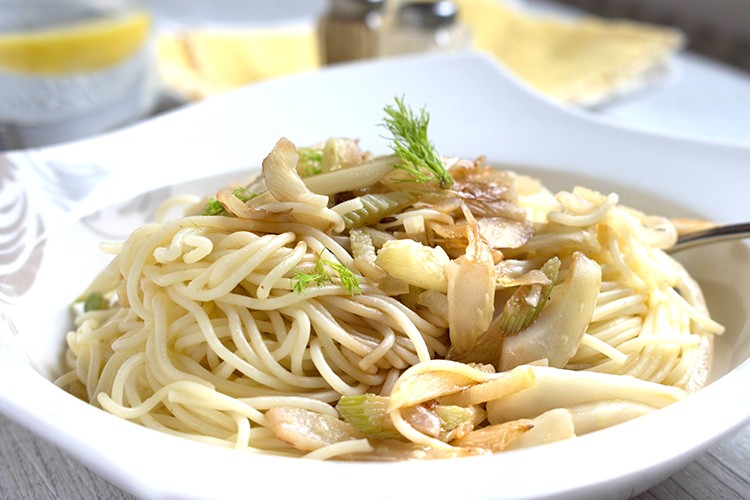 Fenchelspaghetti