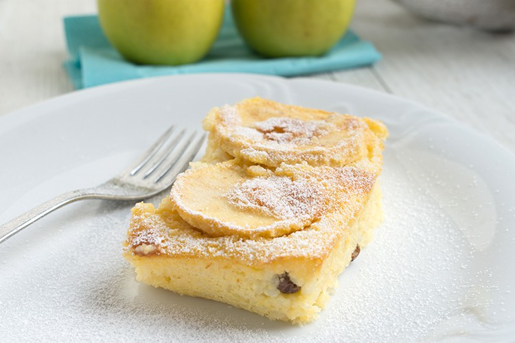 Apfel-Reisauflauf