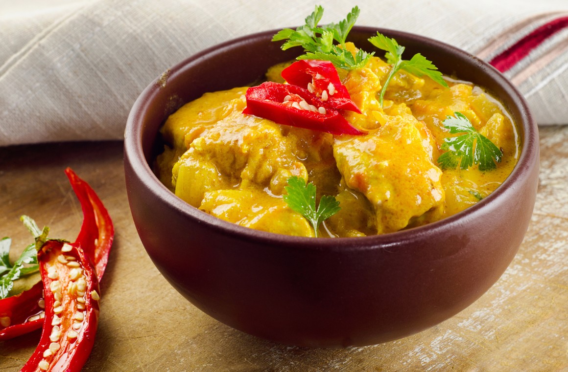 Kalbsgeschnetzeltes in Currysahne