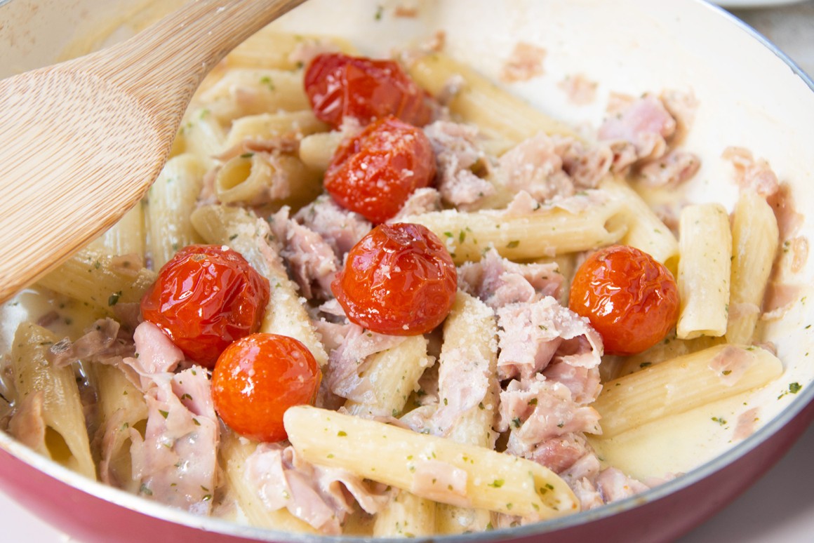Penne mit Ricottasauce