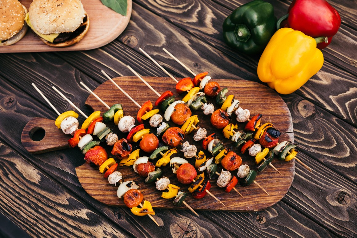 Gemüsespieße zum Grillen