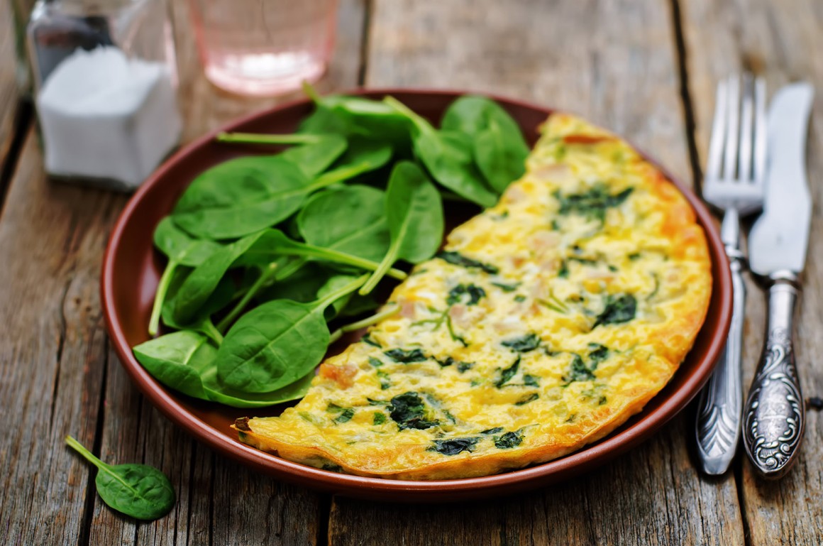 Spinatfrittata