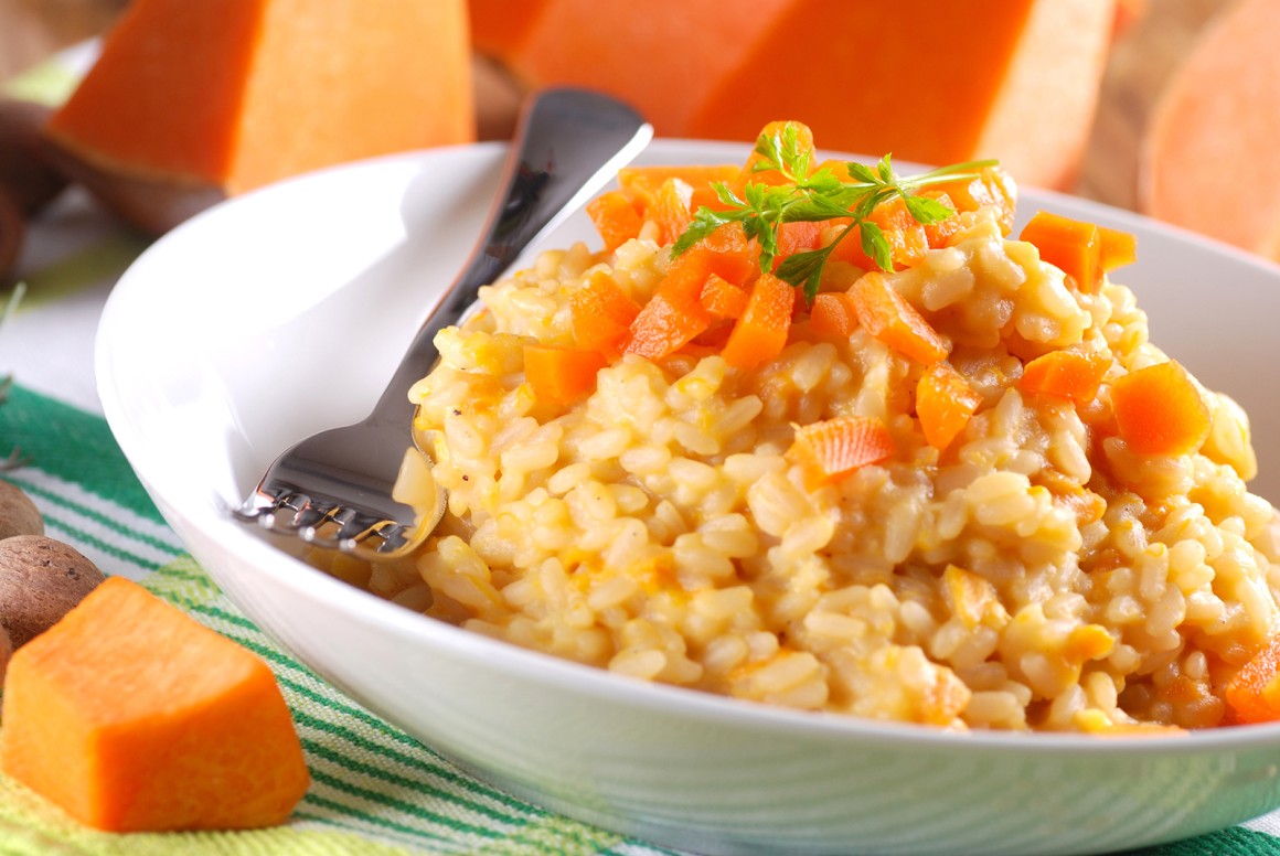 Kürbisrisotto