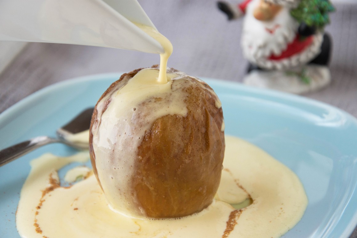 Bratapfel mit Vanillesoße Rezept