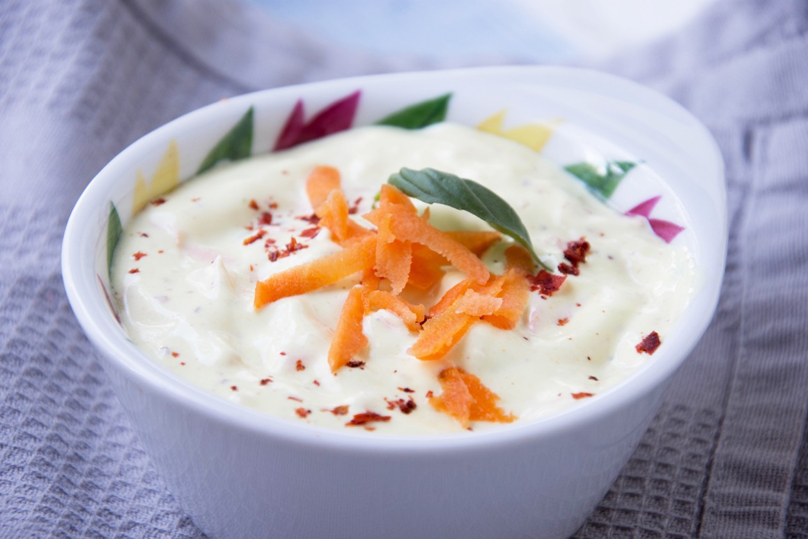 Pikantes Karotten-Joghurt