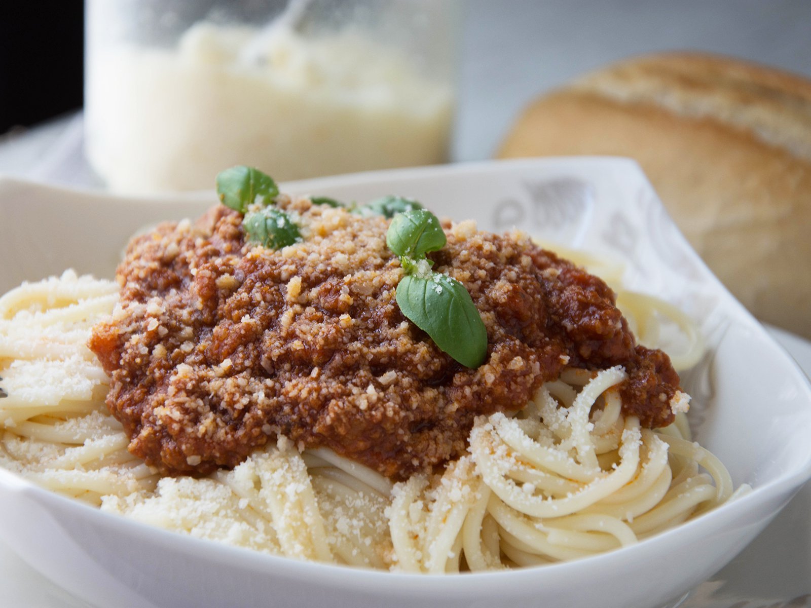 Hackfleischsauce zu Spaghetti - Rezept