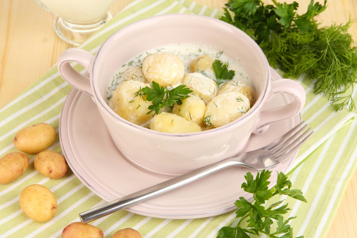 Dillsauce mit Kartoffeln