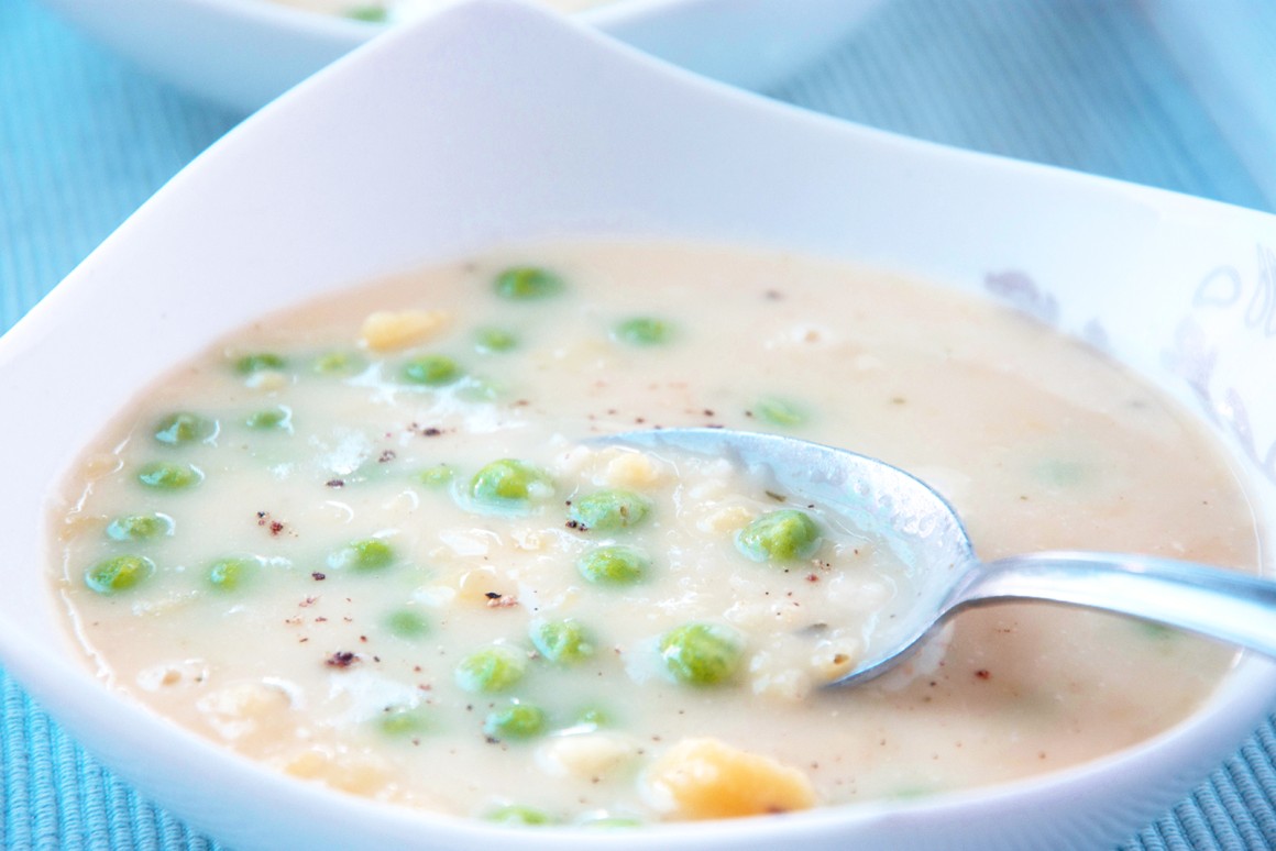 Kartoffel-Erbsen-Suppe