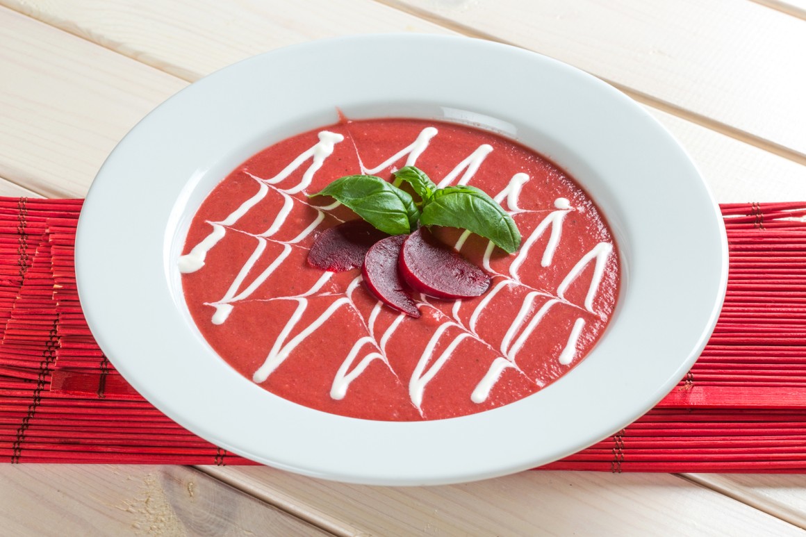 Cremige Rote-Bete-Suppe