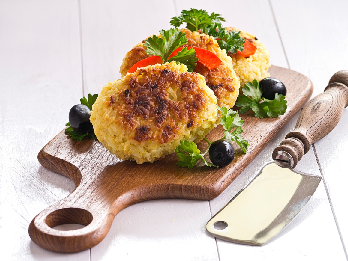 Reis-Käse-Puffer