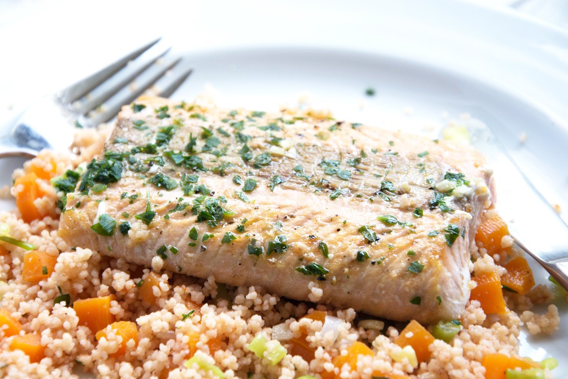 Lachs mit Couscous