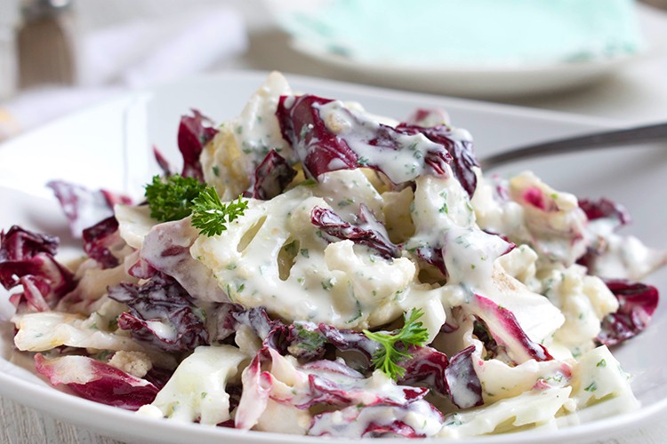 Radicchiosalat mit Blumenkohl