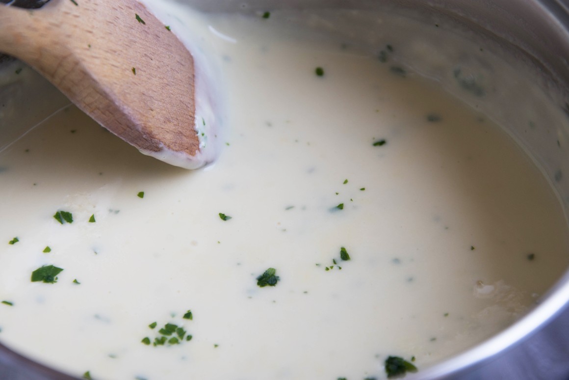 Käse-Sauce mit Gorgonzola