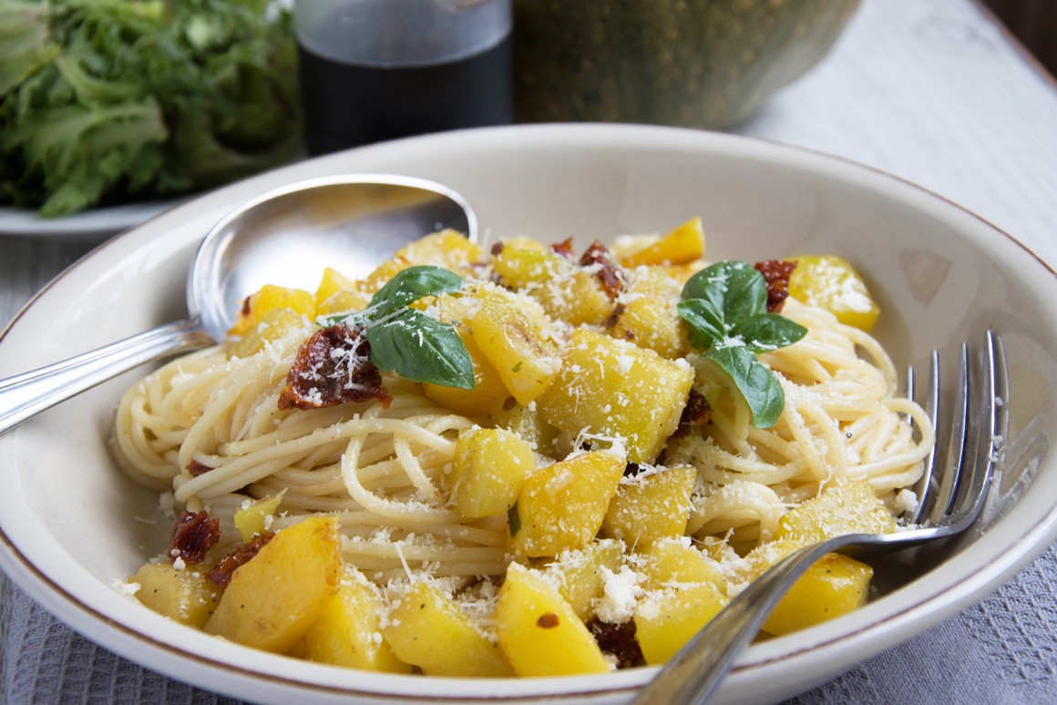 Herbstspaghetti
