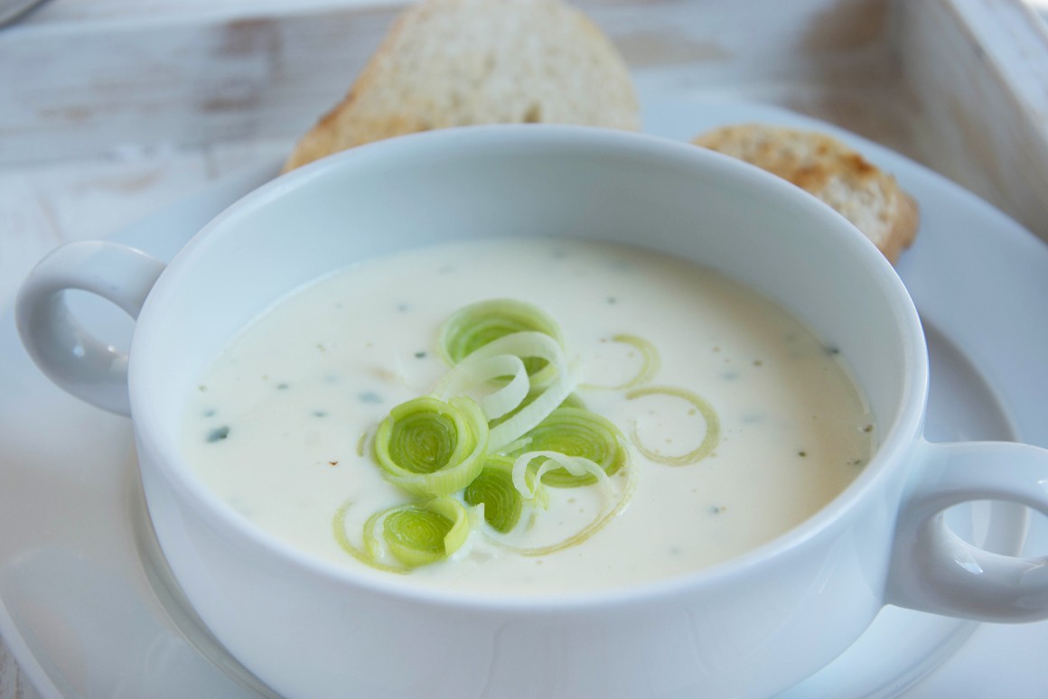 Jungzwiebel Cremesuppe
