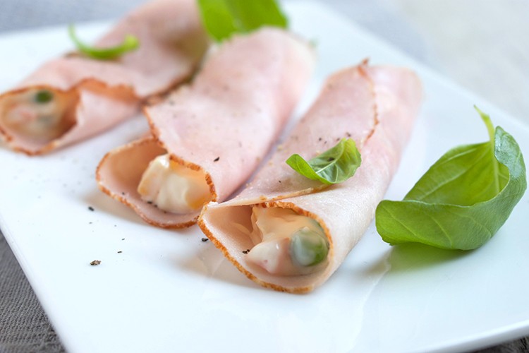 Schinkenröllchen