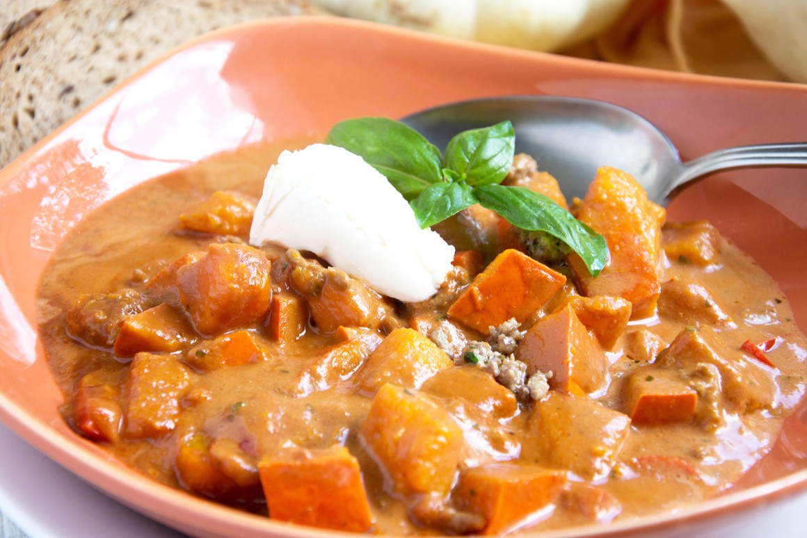 Kürbis-Chili-Pfanne