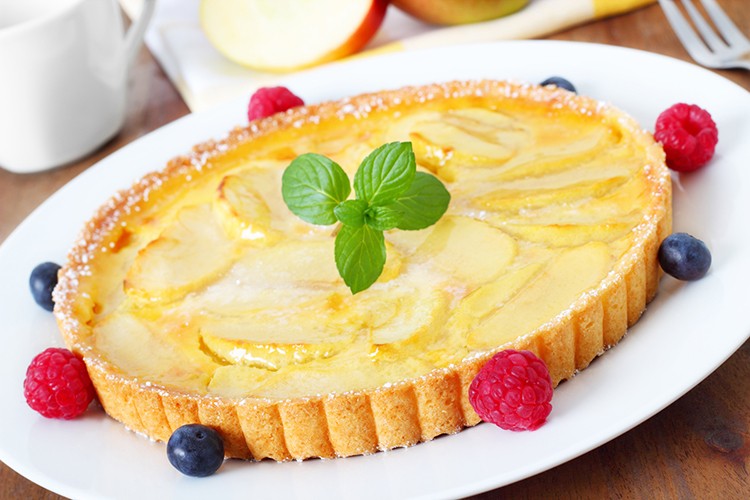 Apfeltarte mit Guss