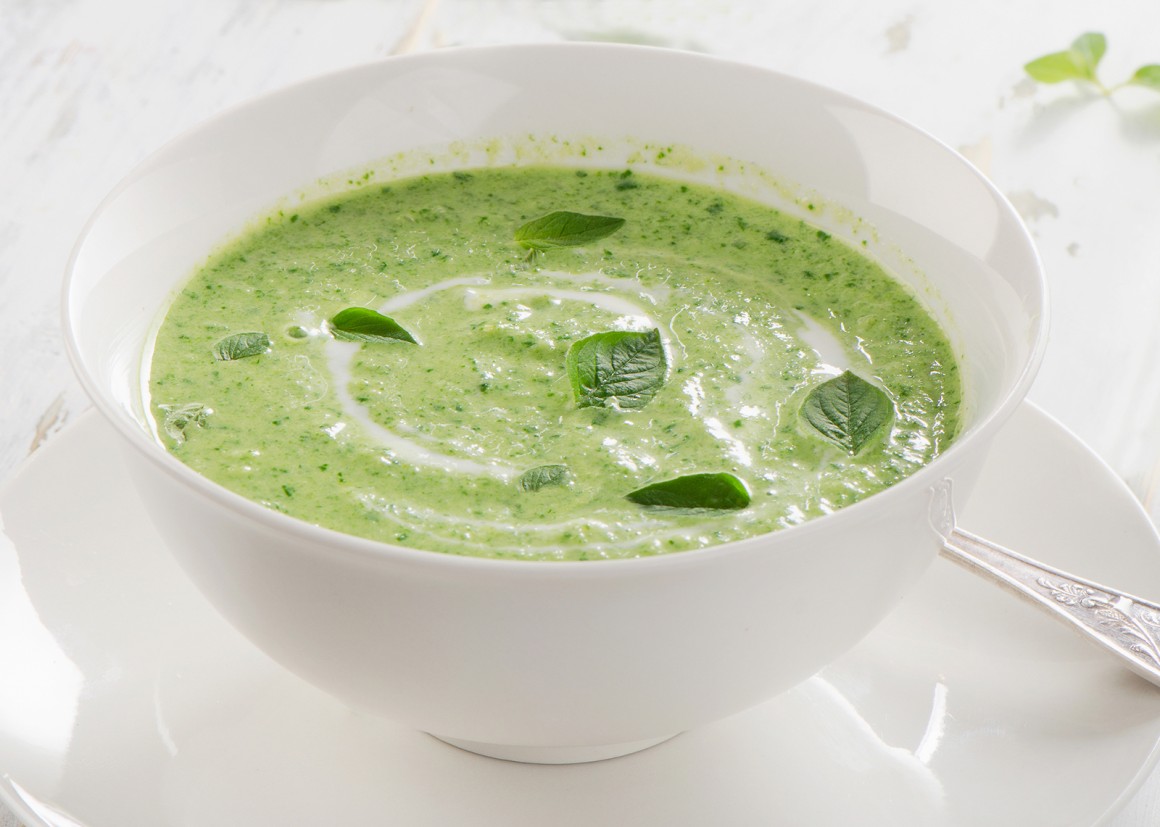 Basilikumsuppe