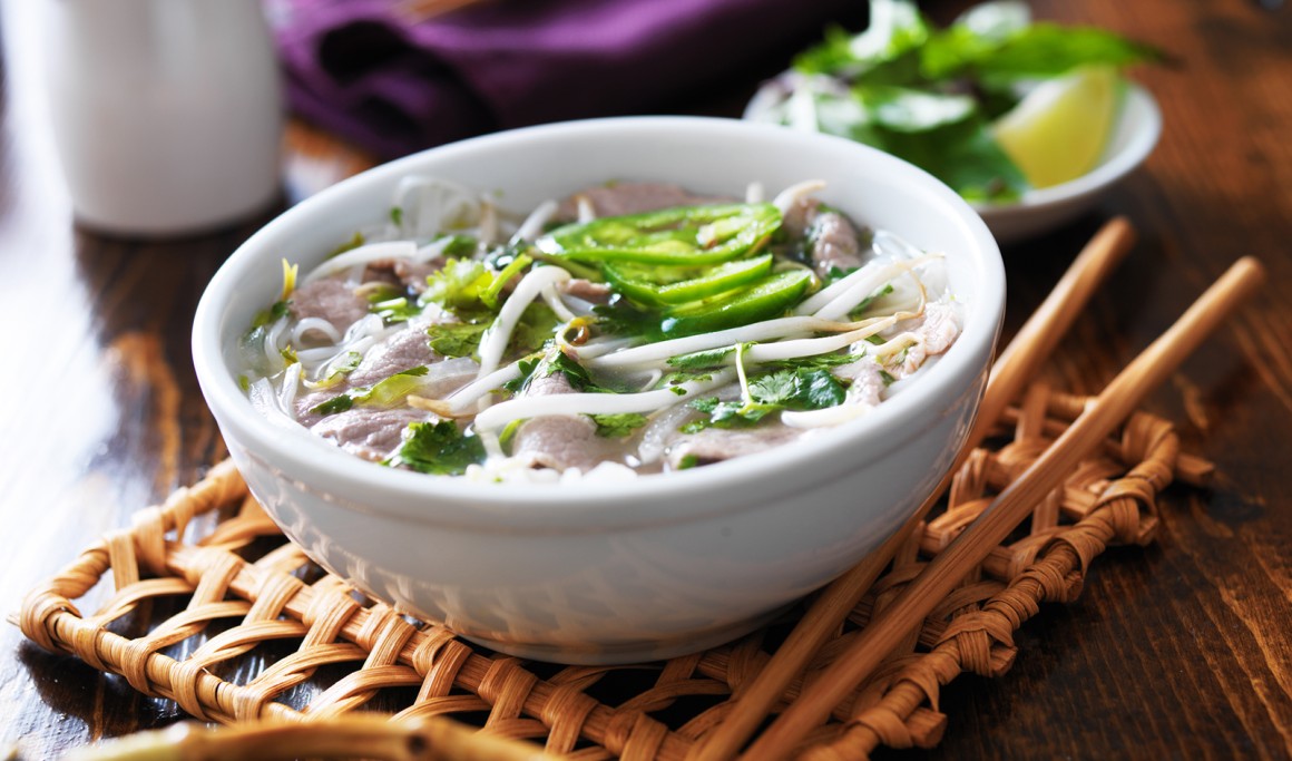 Nudelsuppe aus Vietnam