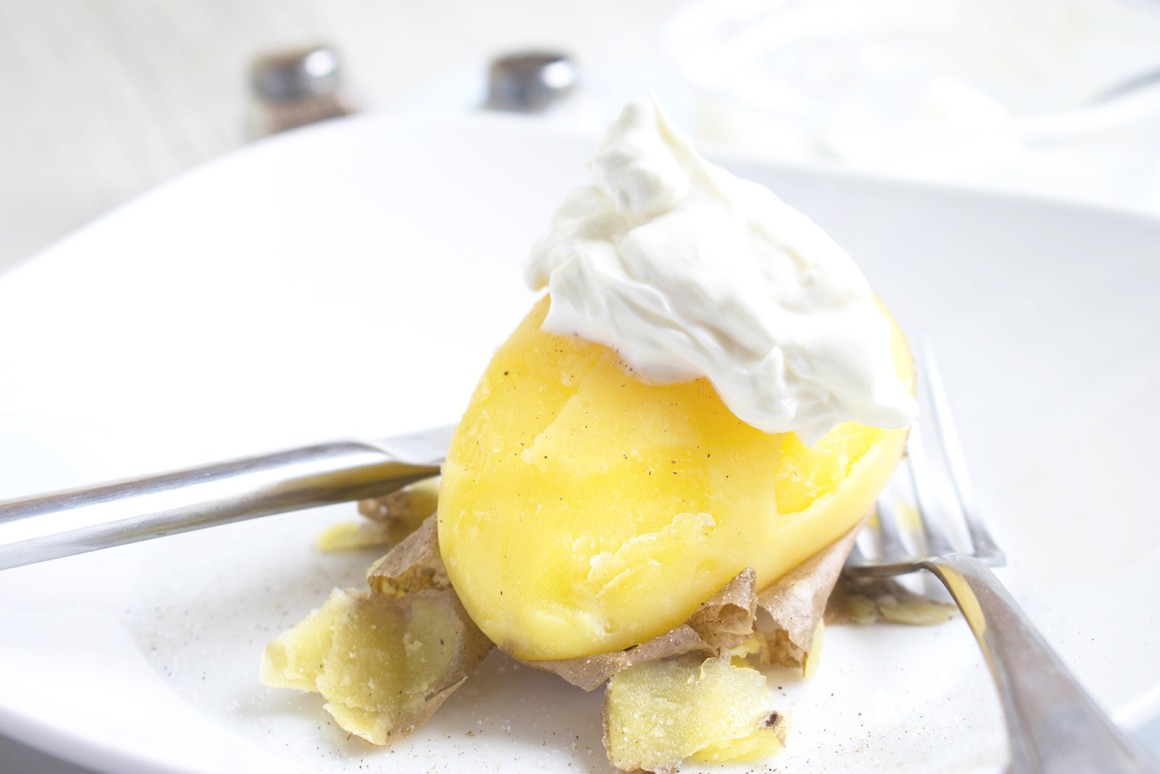 Pellkartoffeln mit Quark
