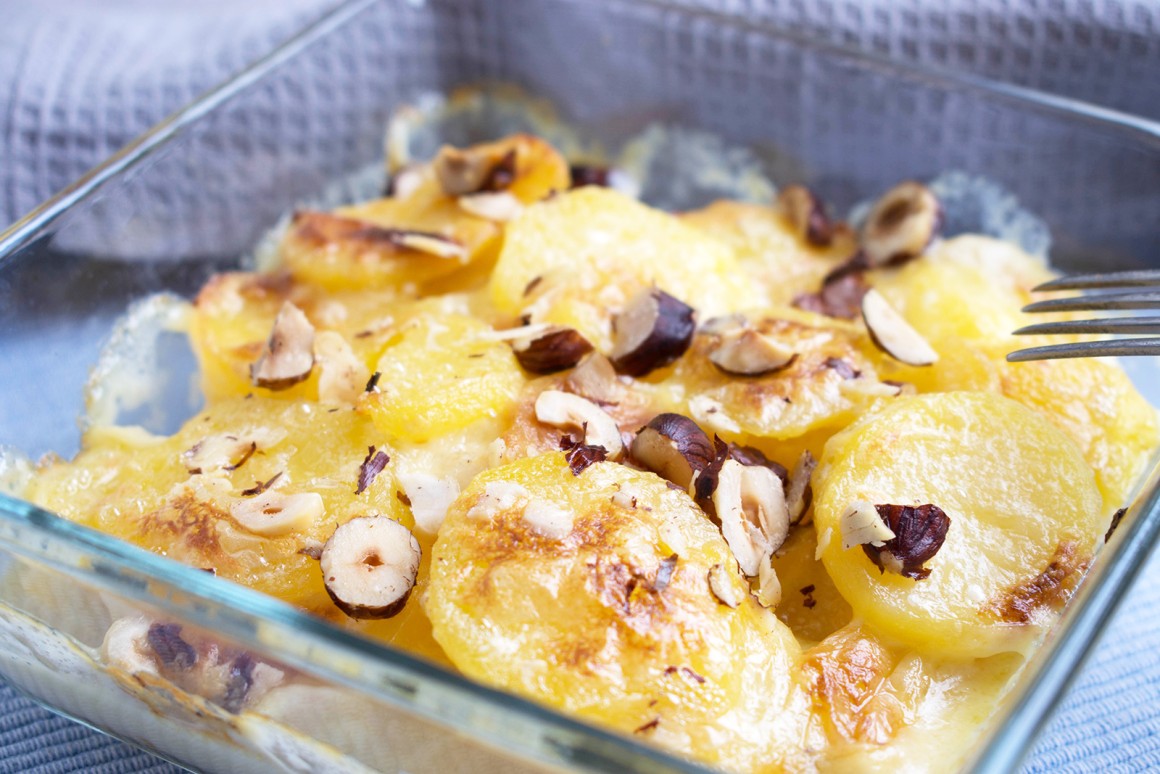 Veganes Kartoffelgratin