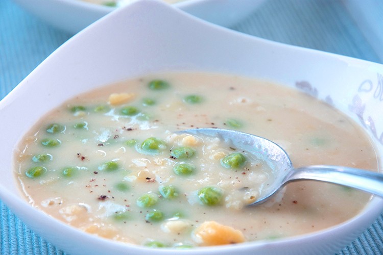 Kartoffel-Erbsen-Suppe