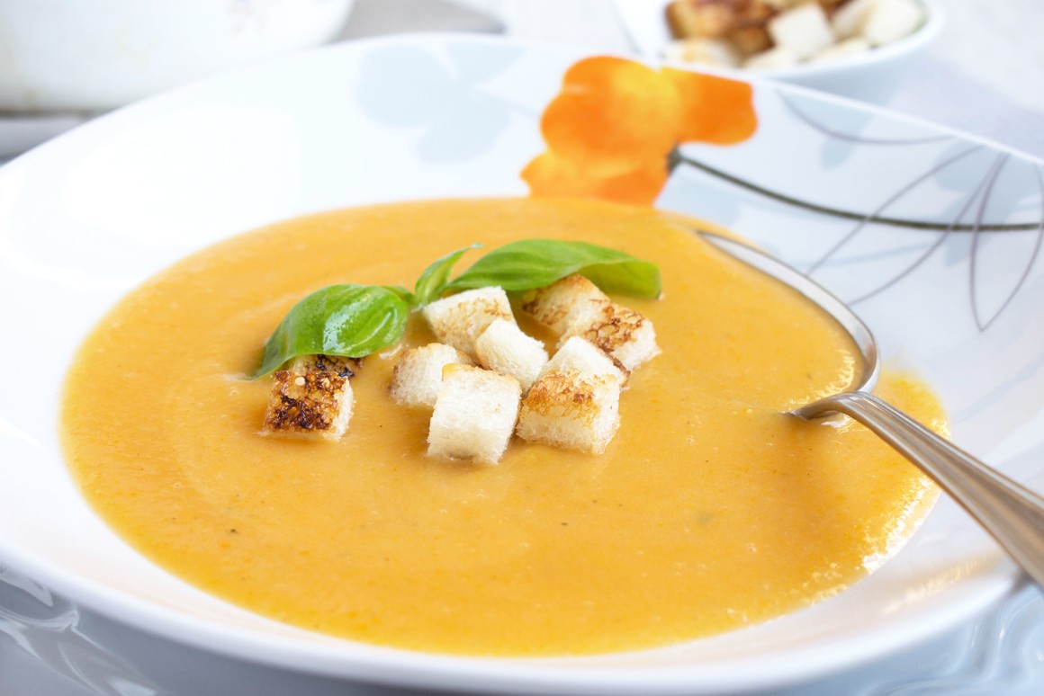 Möhren-Ingwer-Suppe