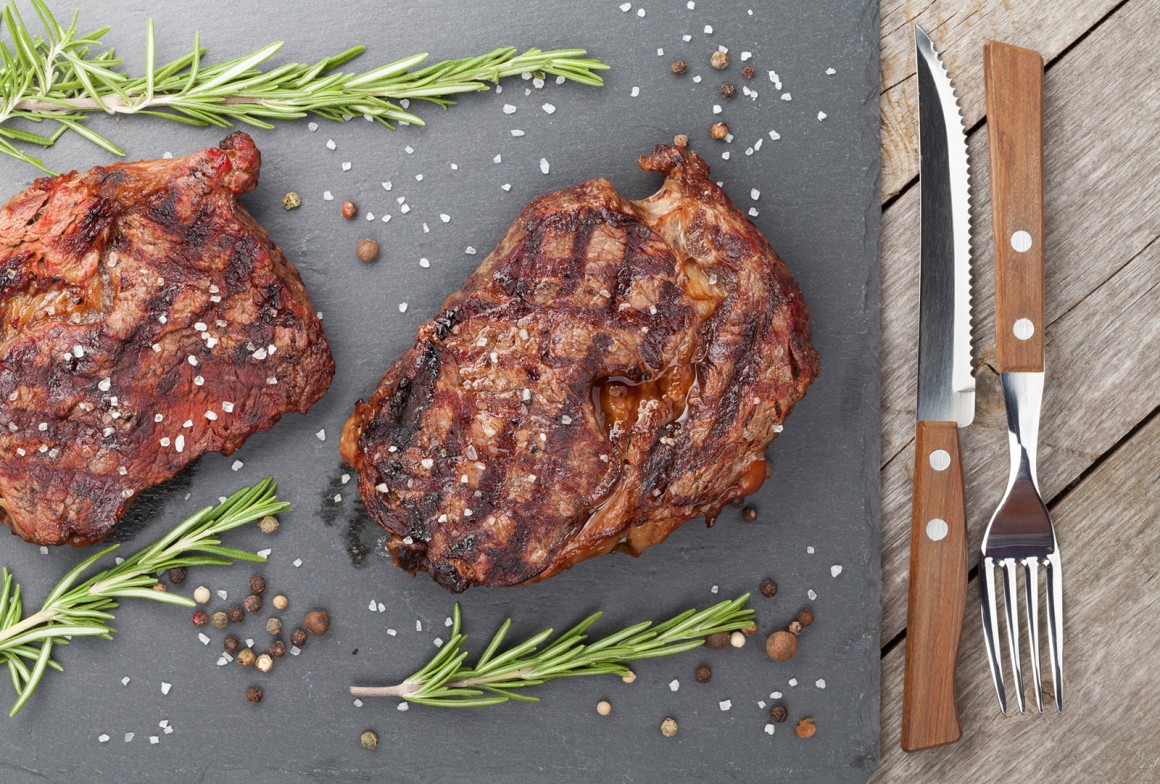 Rinderhüftsteak vom Grill