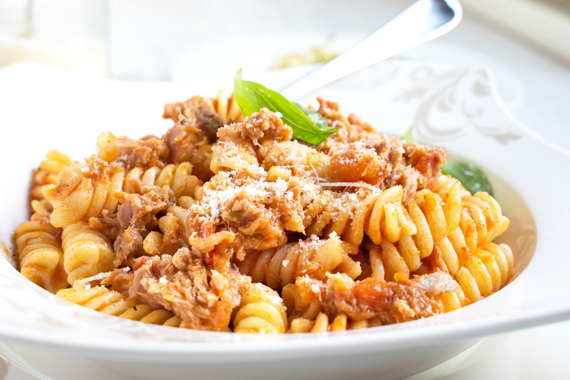 Fusilli mit Thunfisch