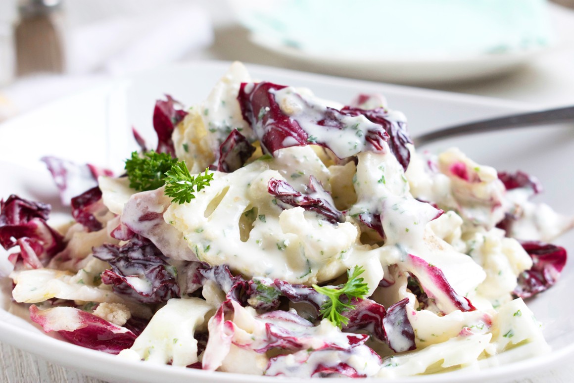 Radicchiosalat mit Blumenkohl