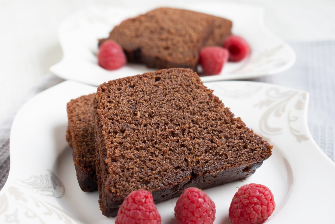Schokokuchen mit Wein