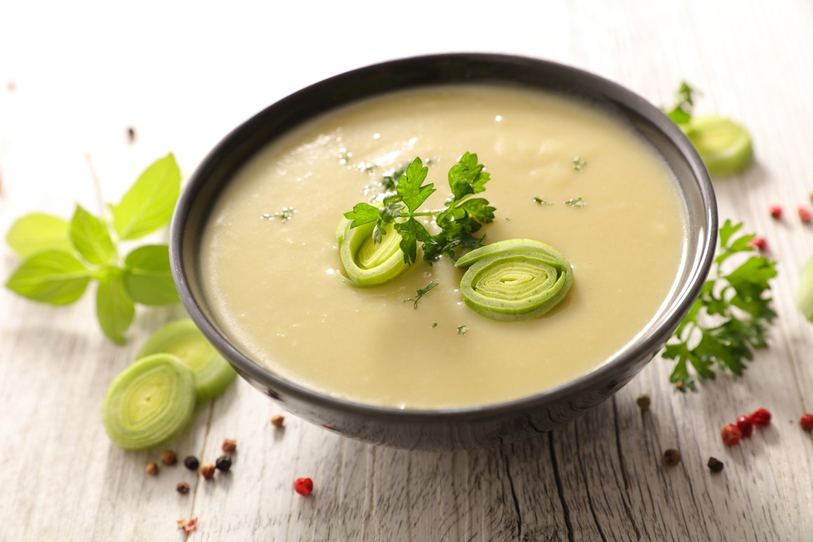 Lauchcremesuppe - Rezept