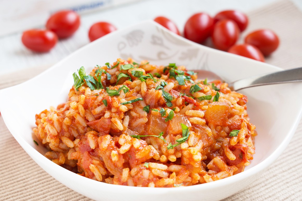 Tomatenreis griechische Art - Rezept